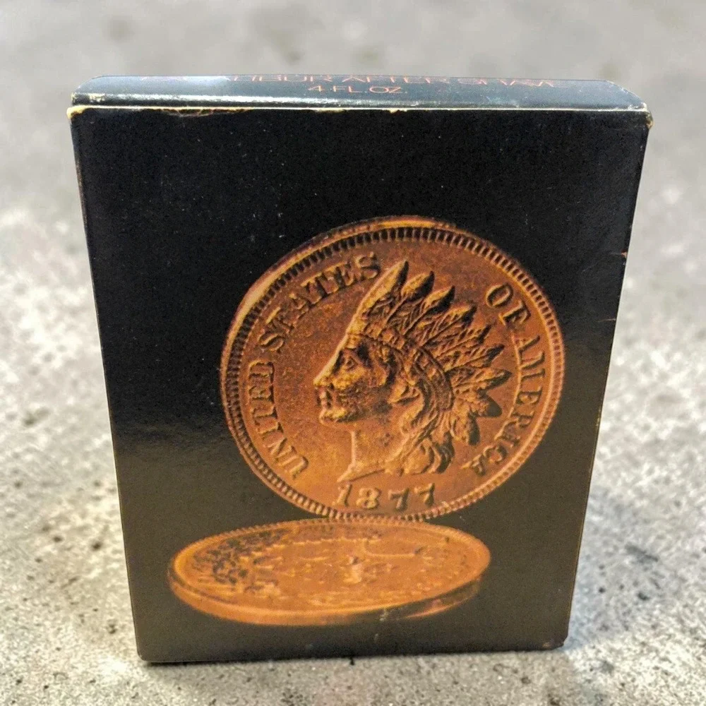 VTG Avon Indian Head Penny Excalibur After Shave 4 oz NOS New Unused Box 70s